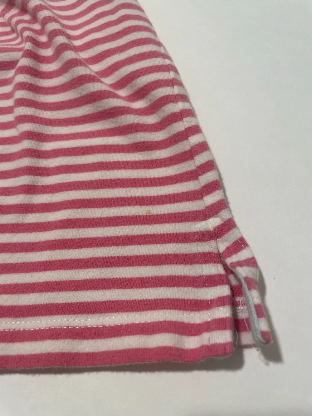Ralph Lauren Pink & White Striped Polo Dress Preppy Golf Classic Luxury